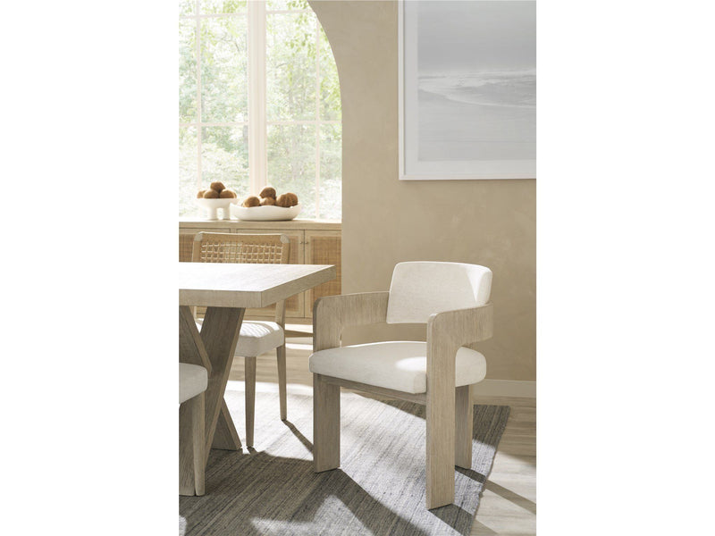 Oasis - Dockside Arm Chair - White / Beige