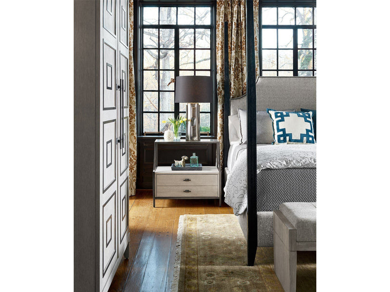 Midtown Stone Top Night Table Light Brown