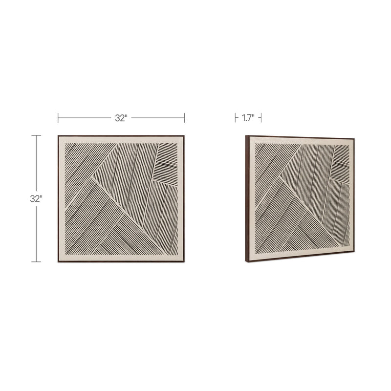 Fleet - Framed Painting - Multicolor