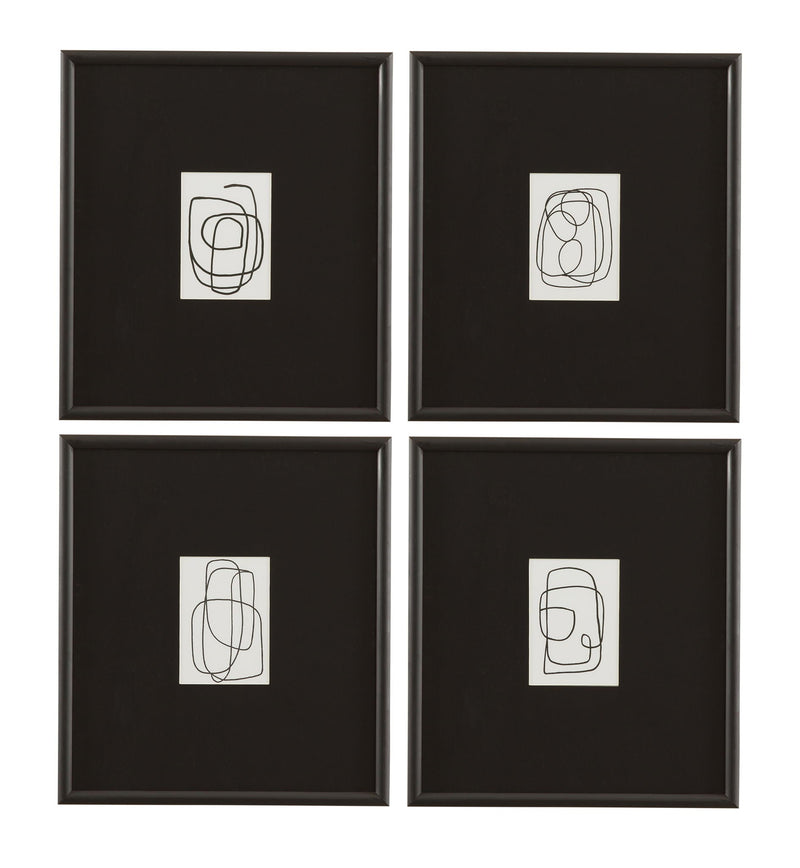 Form Study XI Framed Print - Black