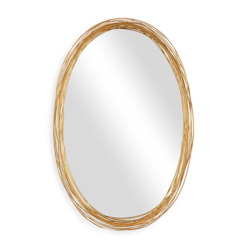 Gillian - Oval Mirror - Gold