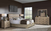Flow - Complete Upholstered Sleigh Bed With Storage Footboard 1 Storage Side Rail