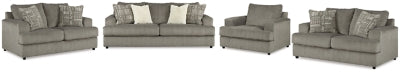 Soletren Queen Sofa Sleeper, Loveseat and Oversized Chair