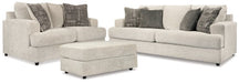 Soletren Sofa, Loveseat, and Ottoman