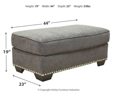 Locklin Sofa, Loveseat, Chair, and Ottoman