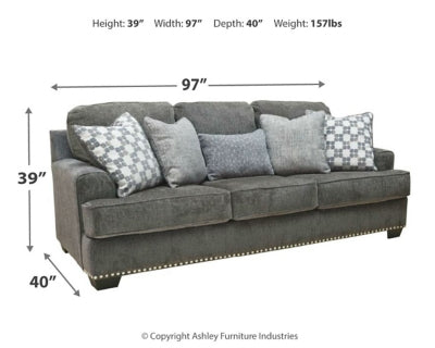 Locklin Sofa, Loveseat, Chair, and Ottoman