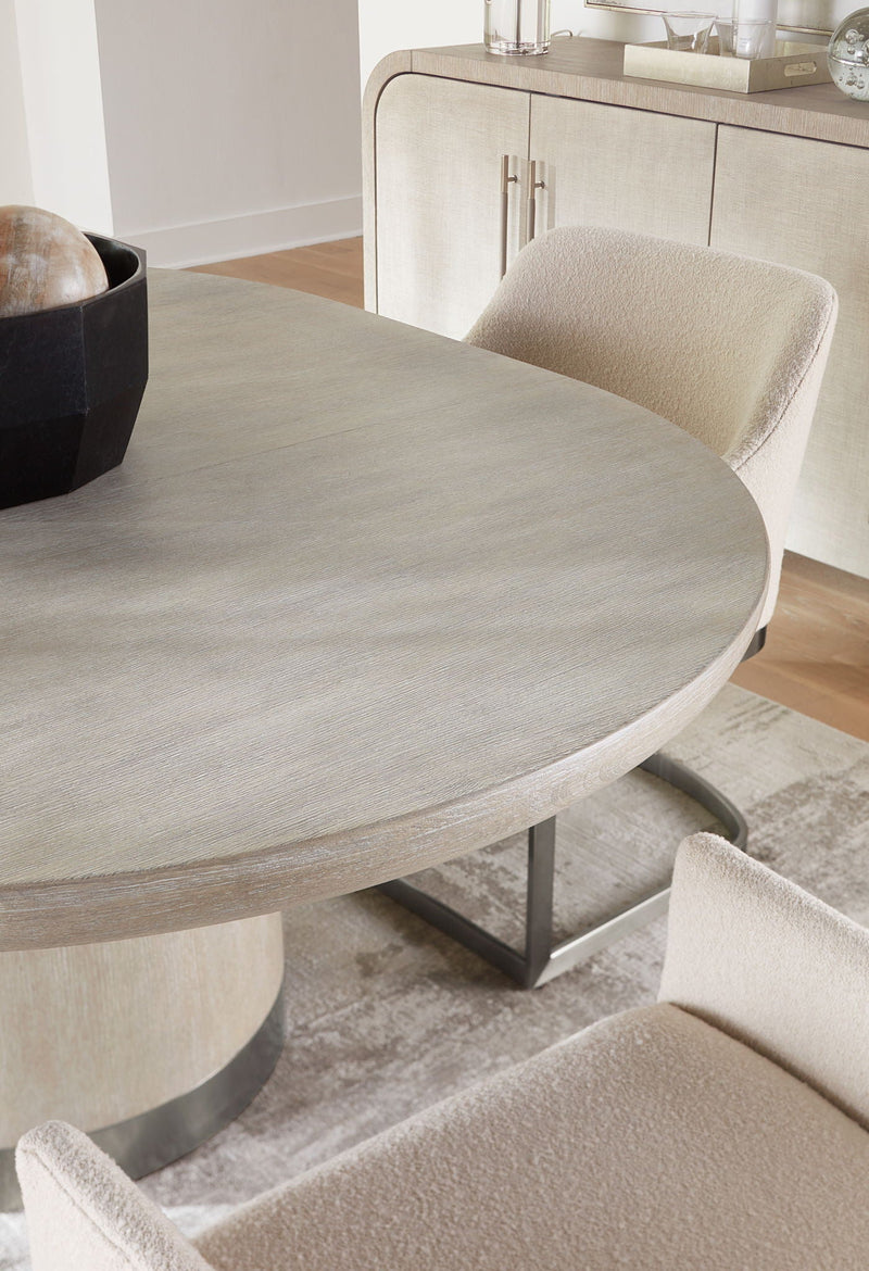 Modern Mood - Upholstered Arm Chair With Metal Base - Beige