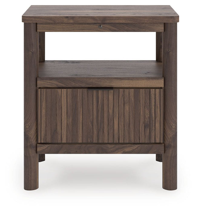 Pamytta - One Drawer Night Stand - Brown
