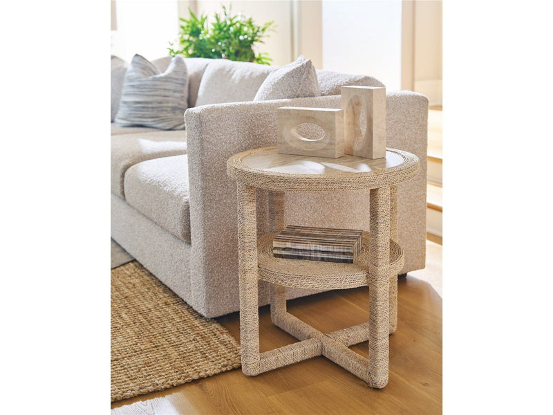 Oasis - Abaca Side Table - Beige