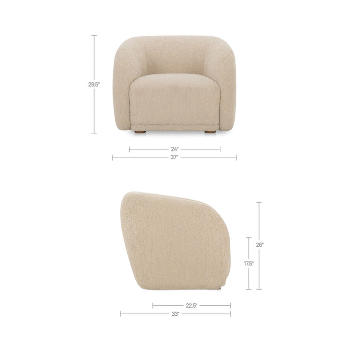 Faye - Accent Chair - Beige