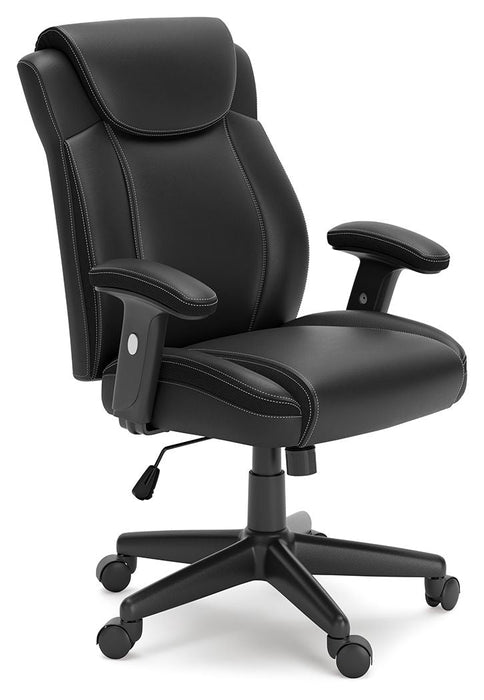 Corbindale Home Office Swivel Desk Chair - Black