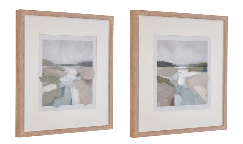 Stillwater - Framed Canvas (Set of 2) - Natural