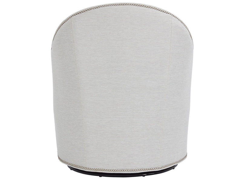Roscoe Swivel Chair Special Order Pearl Silver