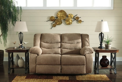 Tulen Reclining Loveseat Mocha