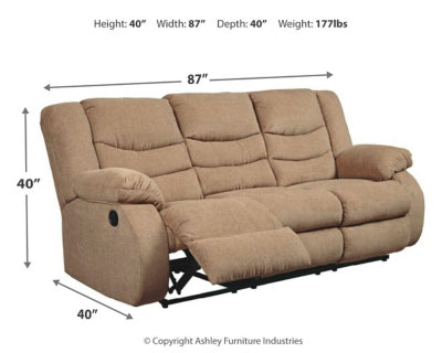 Tulen Reclining Sofa Mocha