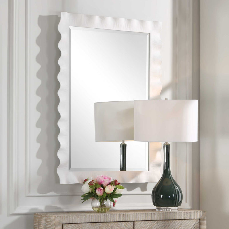 Haya - Scalloped Mirror