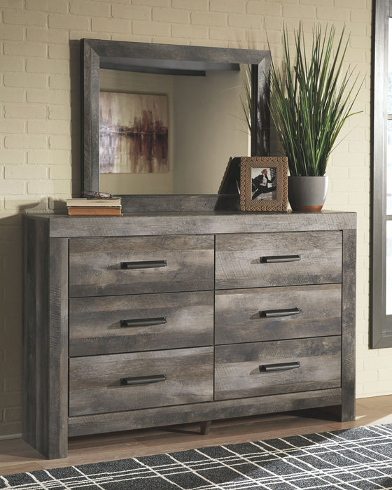 Wynnlow Gray 4 Pc. Dresser, Mirror, Panel Bed