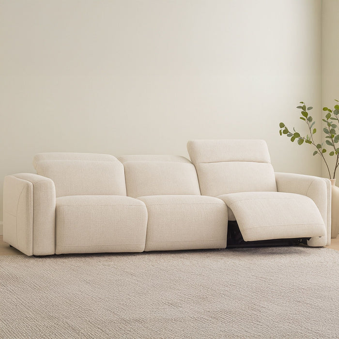 Wilder - Power Recliner Sofa - Flecked Oat