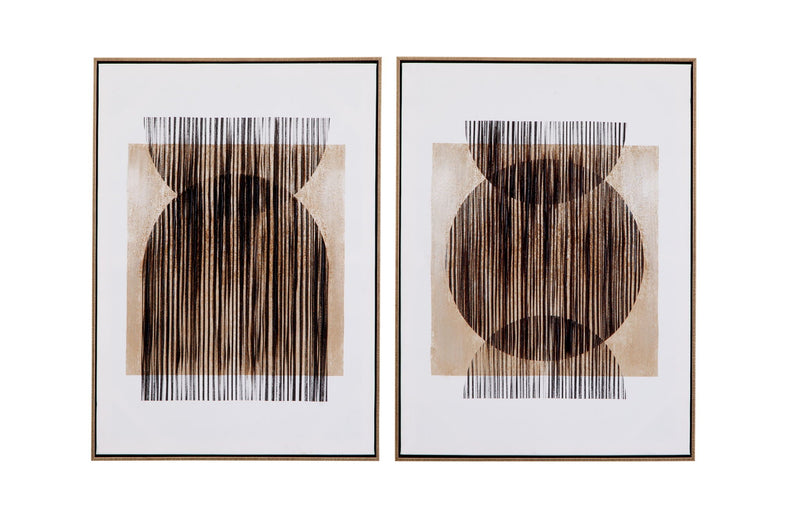 Together Canvas Art (Set of 2) - Light Brown