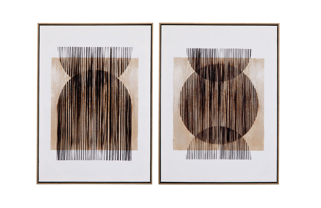 Together Canvas Art (Set of 2) - Light Brown