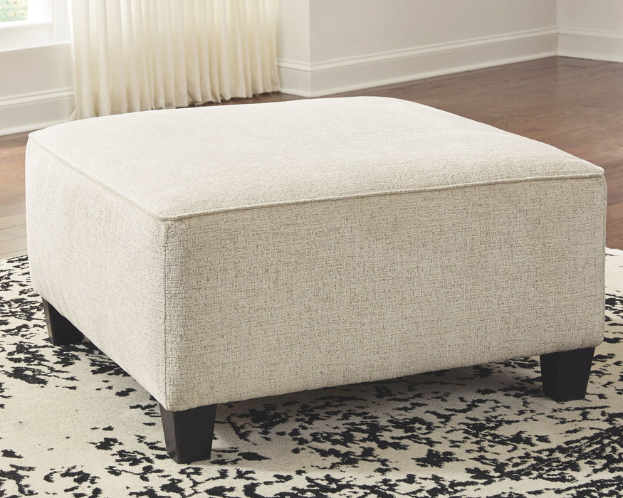 Abinger Oversized Accent Ottoman -  Natural