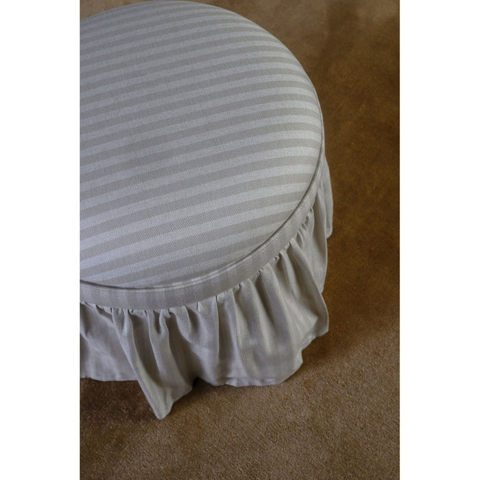 Heidi - Storage Ottoman Stripe - Beige