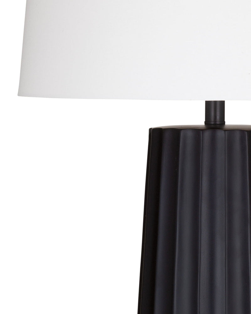 Sabine - Table Lamp - Black / White