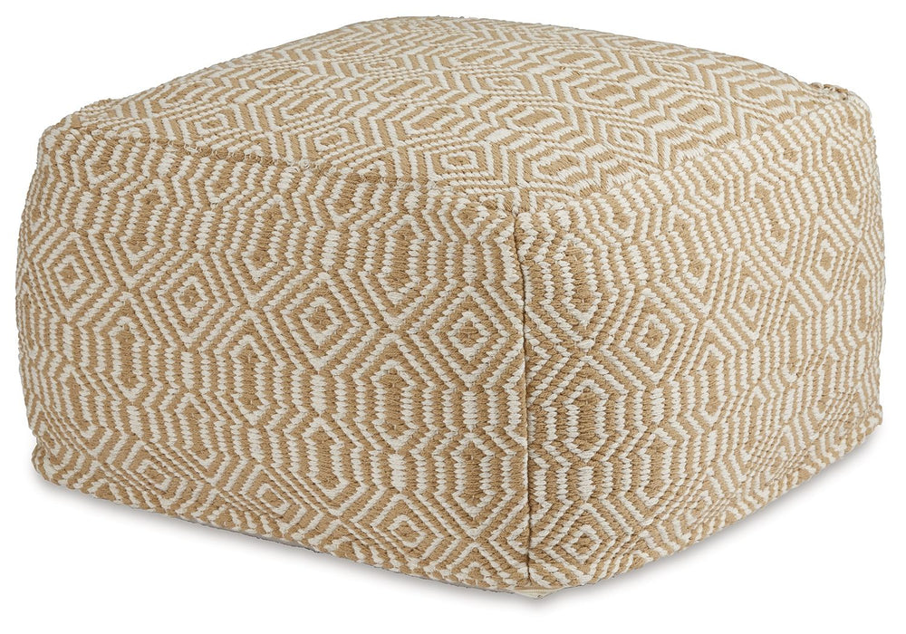 Adamont - Pouf - Tan / Ivory