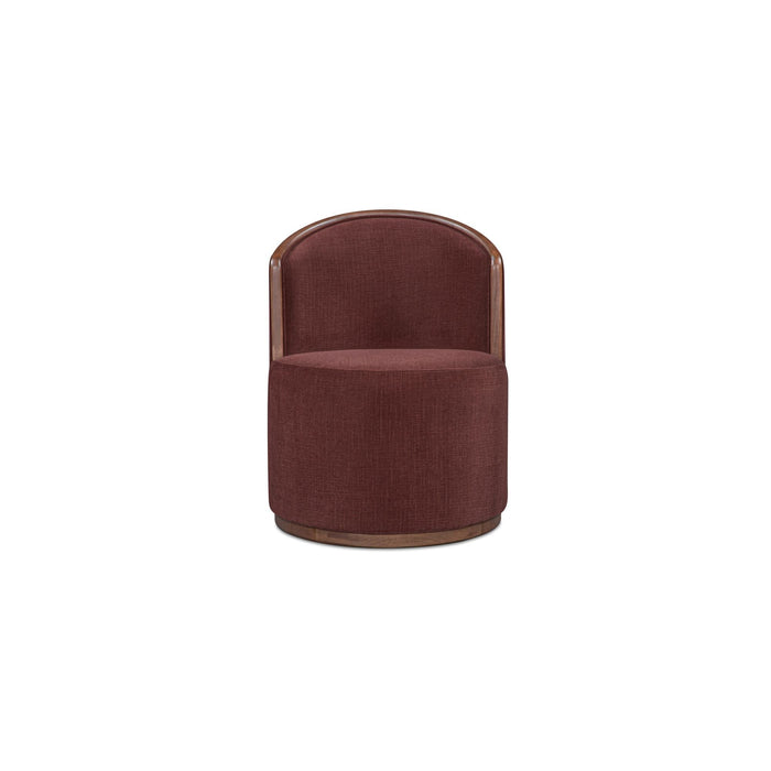 Rossi - Swivel Dining Chair - Berry / Purple