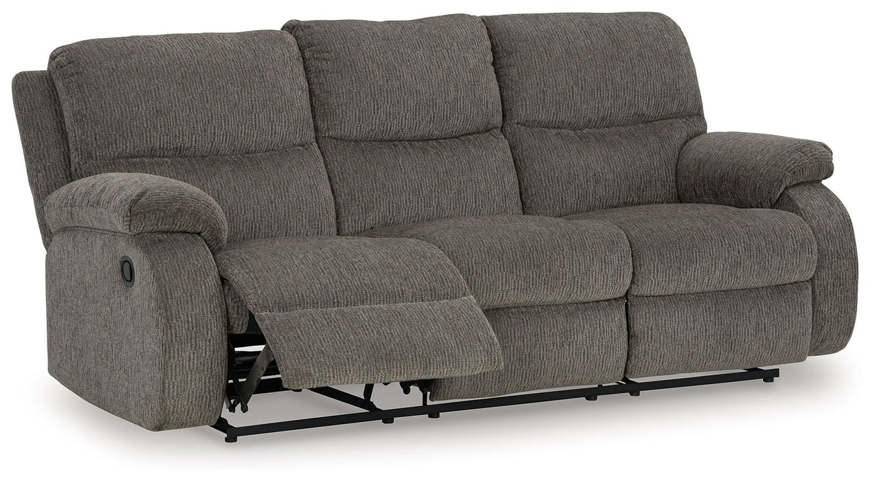 Scranto - Reclining Sofa - Fabric - Brindle