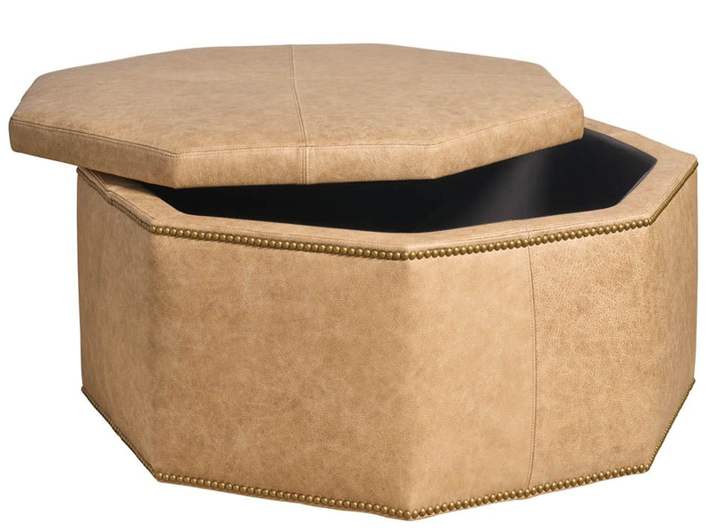 Conrad - Large Storage Ottoman, Special Order - Light Brown