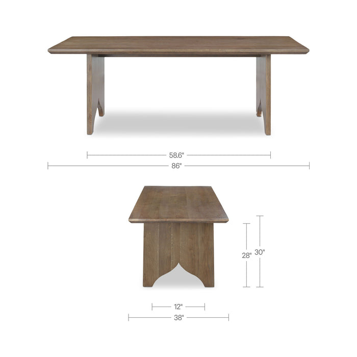 Lake - Dining Table - Brown