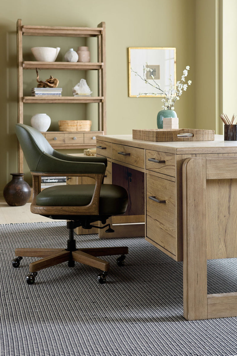 Home Office - Executive Desk - Light Brown