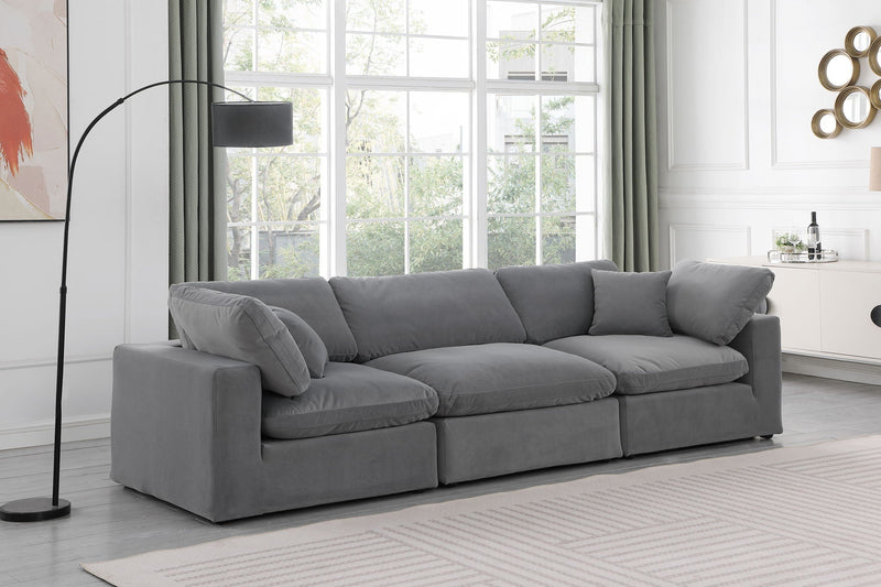 Comfy - Velvet Modular Sofa 3 Seats