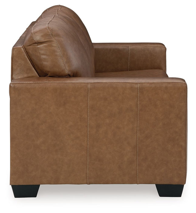 Bolsena - Queen Sofa Sleeper - Leather Match - Caramel