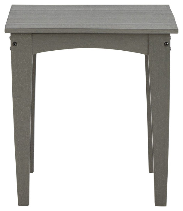 Visola - Square End Table - Gray