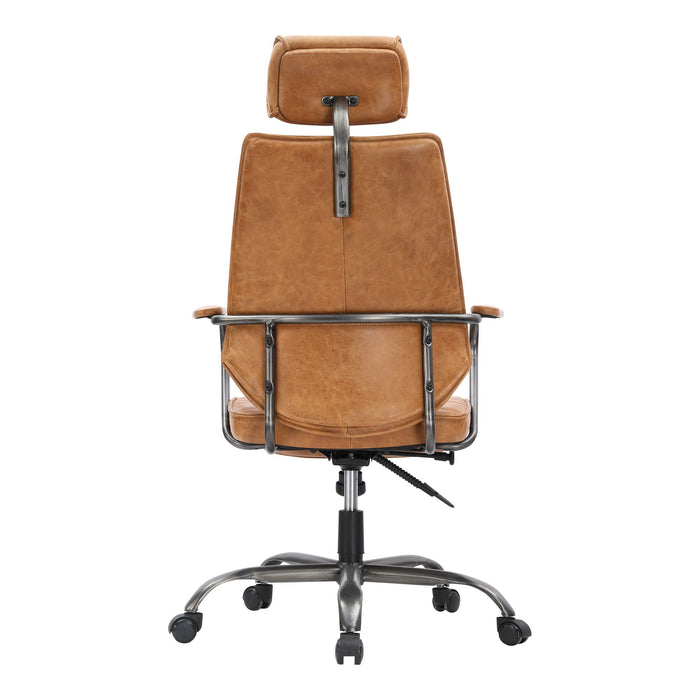 Executive - Swivel Office Chair - Cigare Tan