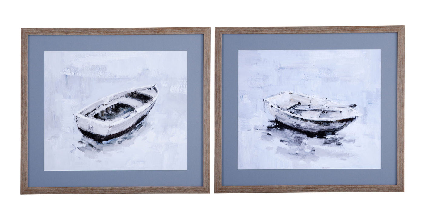 Drifting Morning Row II - Gray