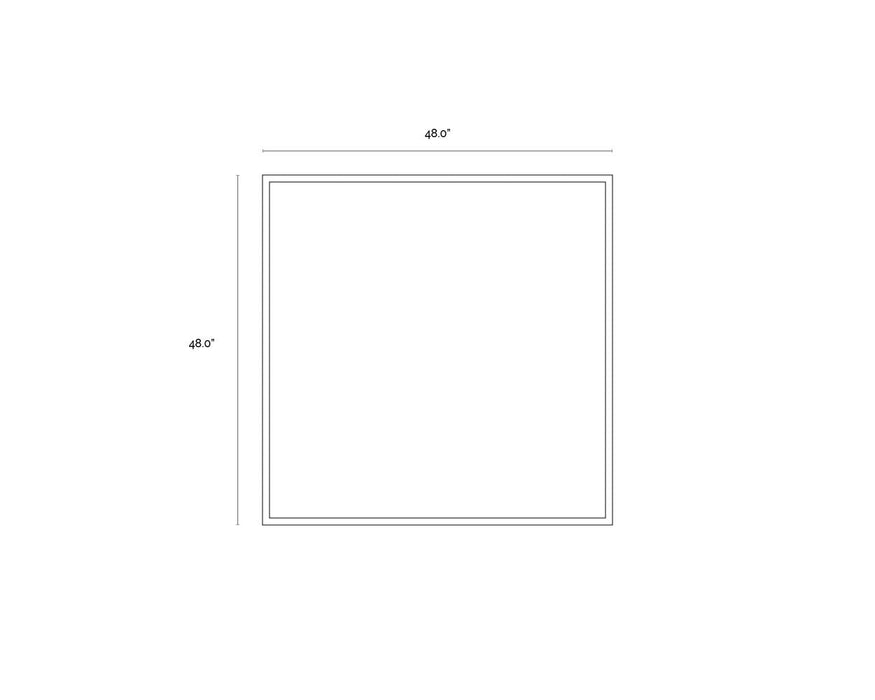 Rocky Road - 48" X 48" - Black Floater Frame