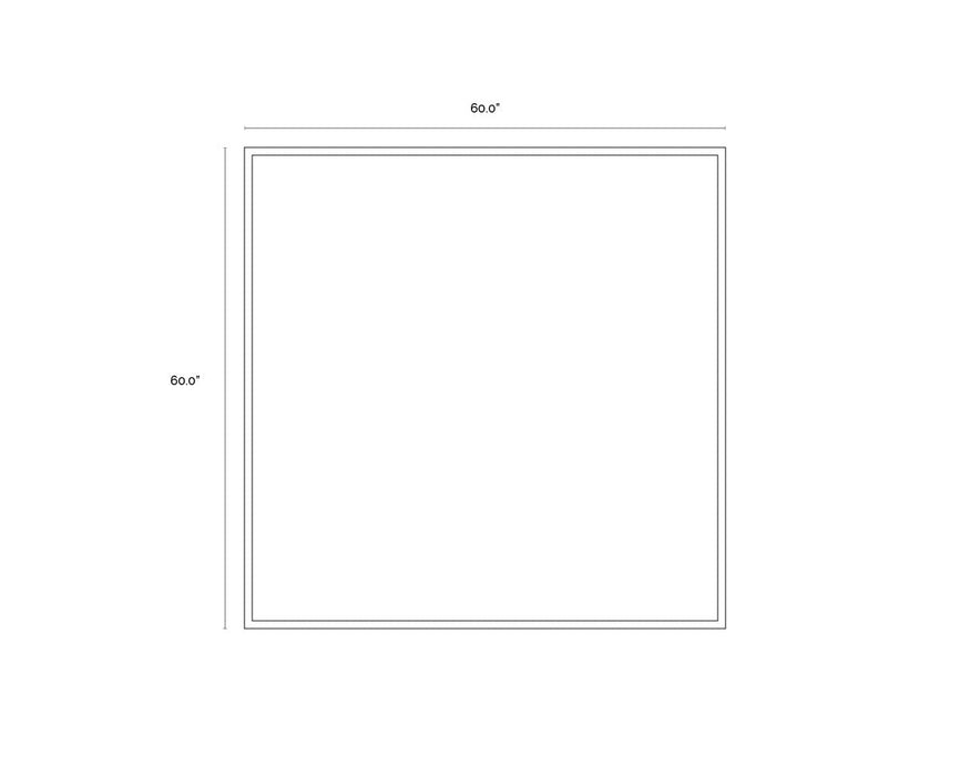 Nesting - 60" X 60" - Black Floater Frame