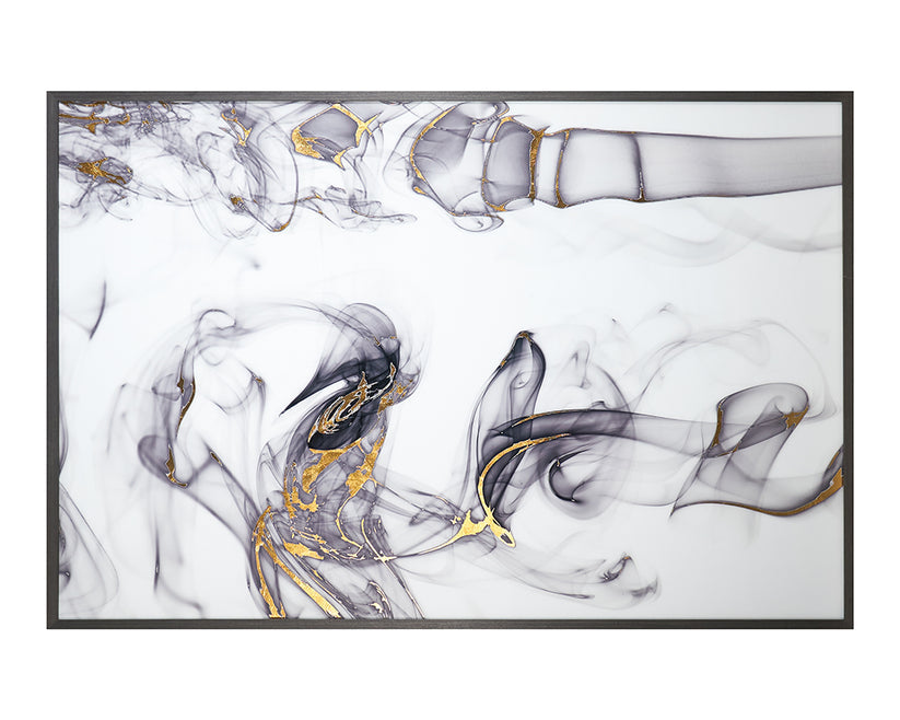 Experimental 72" X 48" Charcoal Frame