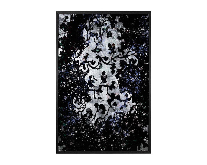 Floral Fantasy (Set Of 2) 40" X 60" Charcoal Frame