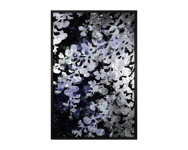Floral Fantasy (Set Of 2) 40" X 60" Charcoal Frame