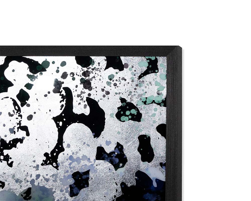 Floral Fantasy (Set Of 2) 40" X 60" Charcoal Frame
