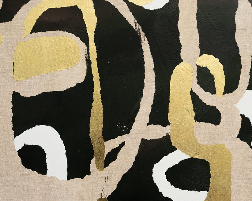 Fun and Whimsy (Set Of 2) 48" X 48" Black Floater Frame