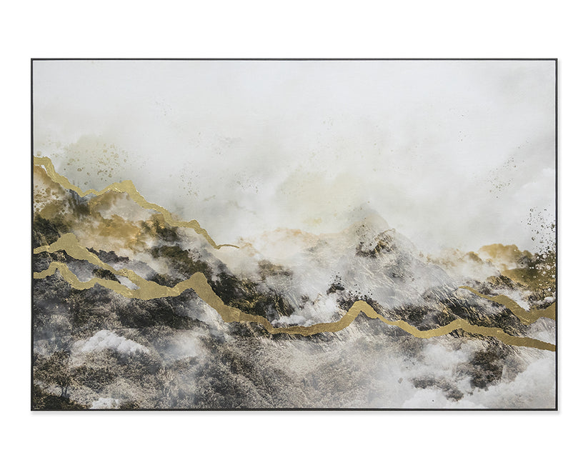 Paradise Found 72" X 48" Charcoal Frame