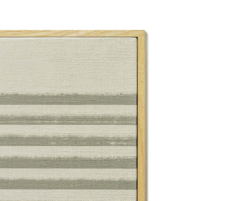 New Beginnings (Set Of 2) 48" X 64" Natural Floater Frame