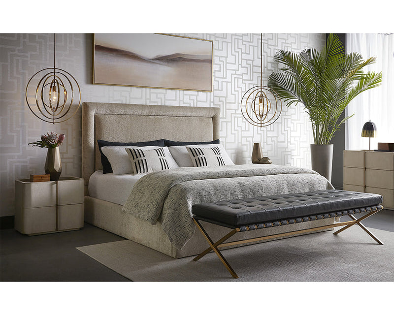 Desert Sands 72" X 30" Gold Floater Frame
