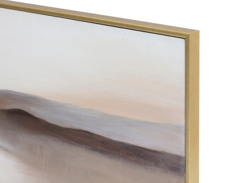 Desert Sands 72" X 30" Gold Floater Frame