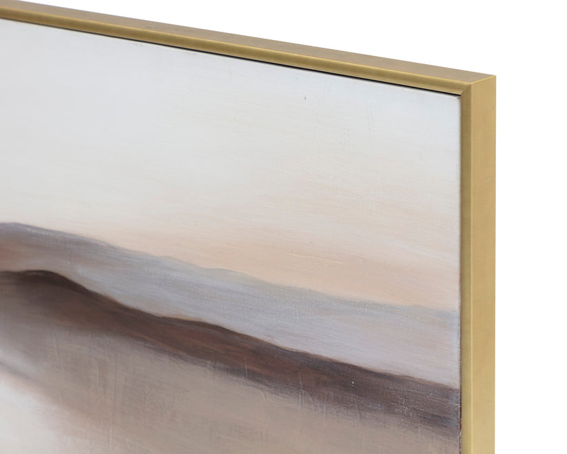 Desert Sands 72" X 30" Gold Floater Frame